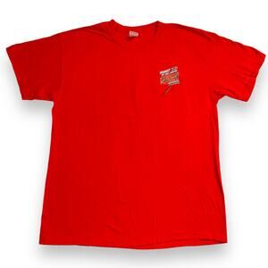 Ricky Rude Mens Big Rig Racing T Shirt Top 2017 Point Champion Red Large